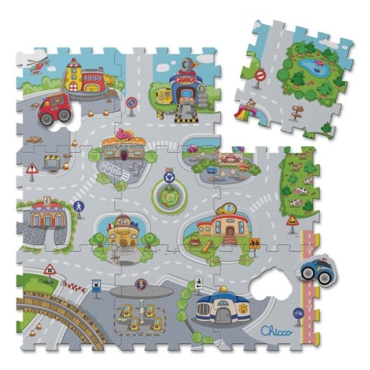 GIOCO 71630 TOY PUZZLE MAT CITY