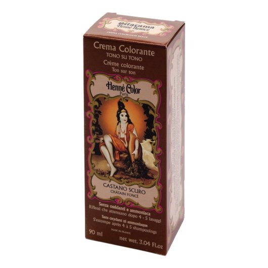 HENNE' CREMA CASTANO SCURO 90M