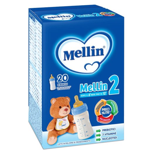 Mellin 2 Latte Polvere 700g Vf