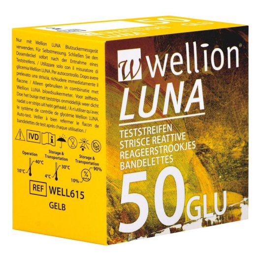 WELLION LUNA 50 STRIPS GLICEM