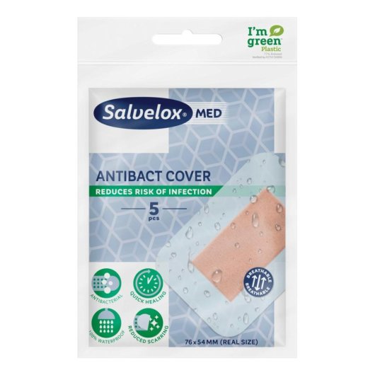 SALVELOX MED ANTIBACTCOVER 5P