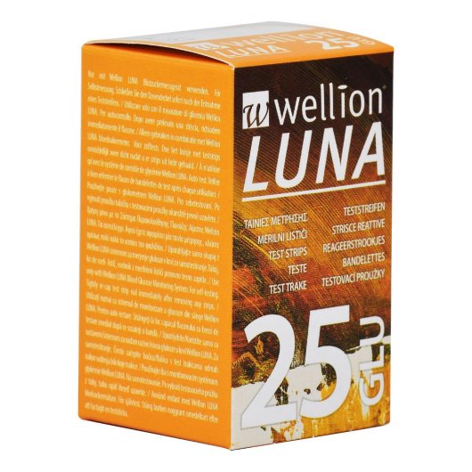 WELLION LUNA 25 STRIPS