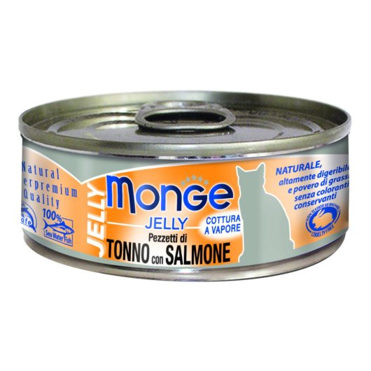 MONGE CAT TONNO/SALMONE 80 GR.