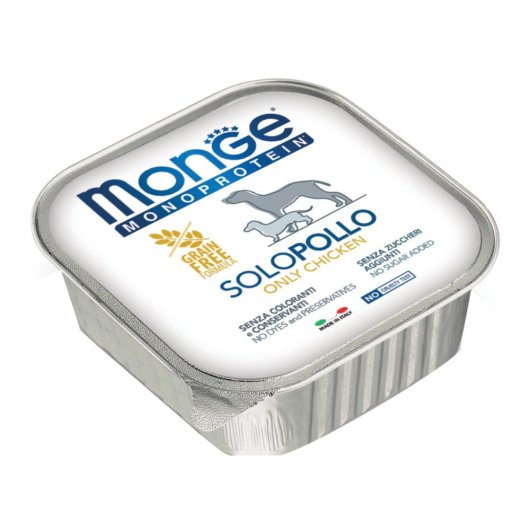 MONGE DOG SOLO POLLO 150GR