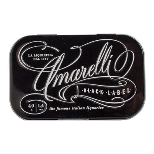 LIQUIRIZIA S/GL BLACK LABEL 40GR