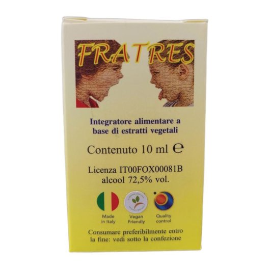 Fratres - Herboplanet - Flacone da 10 ml - Integratore alimentare che favorisce il rilassamento ed il benessere mentale