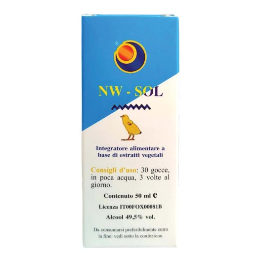 NW Sol - Herboplanet - Flacone da 50 ml - Integratore alimentare per il benessere della circolazione 