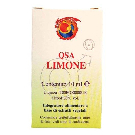 QSA Limone - Herboplanet - Flacone da 10 ml - Integratore alimentare che favorisce la funzione digestiva