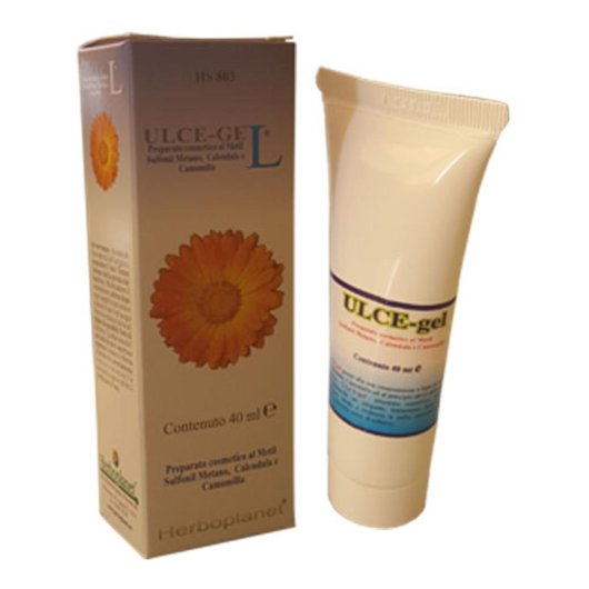 Ulce gel - Herboplanet - Flacone da 40 ml - Gel cosmetico ad azione lenitiva ed emolliente, che idrata e rinfresca la pelle