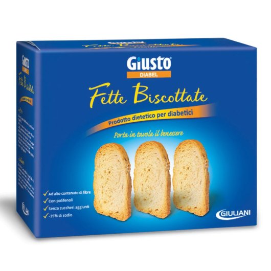 Giusto Diabel Fette Bisc 300g