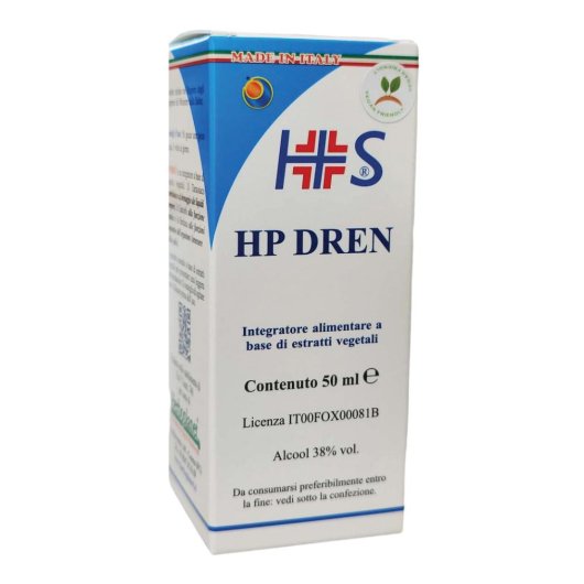 HP Dren - Herboplanet - Flacone da 50 ml - Integratore alimentare che favorisce il drenaggio dei liquidi corporei