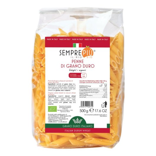 SEMPREPIU PENNE GRANO DU BIO