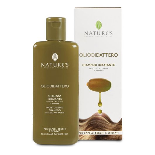 OlioDiDattero - Shampoo idratante - Bios Line - 200 ml - Shampoo per capelli disidratati e secchi che hanno bisogno di ritrovare morbidezza e idratazione