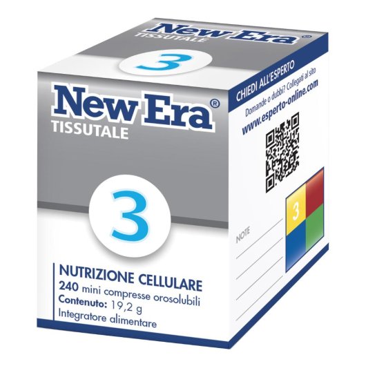 New Era 3 - Named - 240 compresse orodispersibili - Integratore alimentare indicato in caso di suppurazioni lente a guarire della pelle