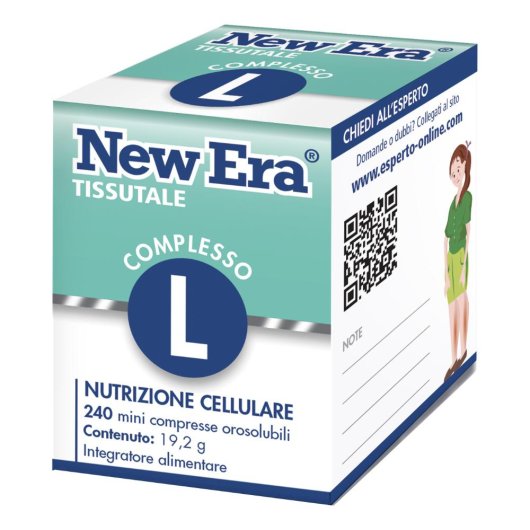 New Era L - Named - 240 compresse orodispersibili - Integratore alimentare che migliora l'elasticità dei tessuti 