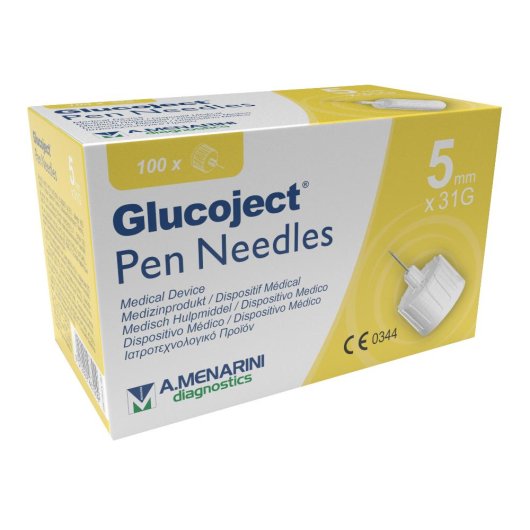 GLUCOJET PEN NEEDLES 5MM G31