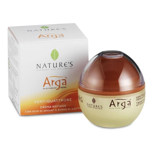 Argà Crema 24 ore Antiage - Bios Line - 50 ml - Trattamento antiage ideale sia per la notte che per il giorno