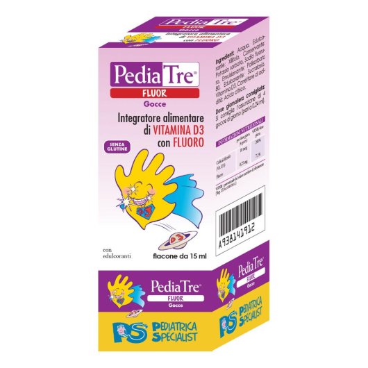 Pediatre Fluor Vit D3 Gtt 15ml