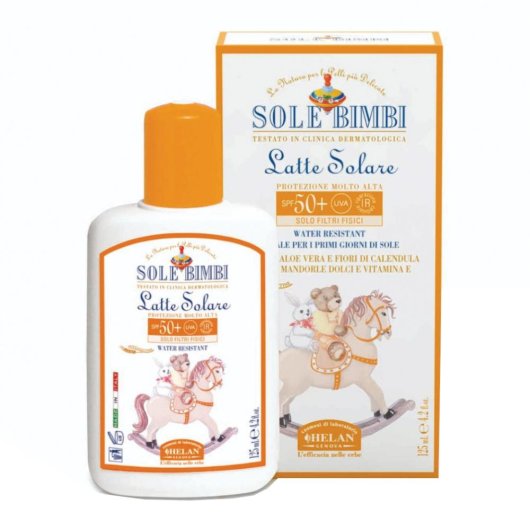 SOLE BIMBI LATTE SOLARE SPF50+