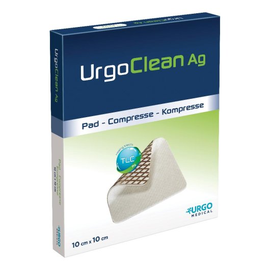 URGOCLEAN AG/SILVER 10X10 5PZ