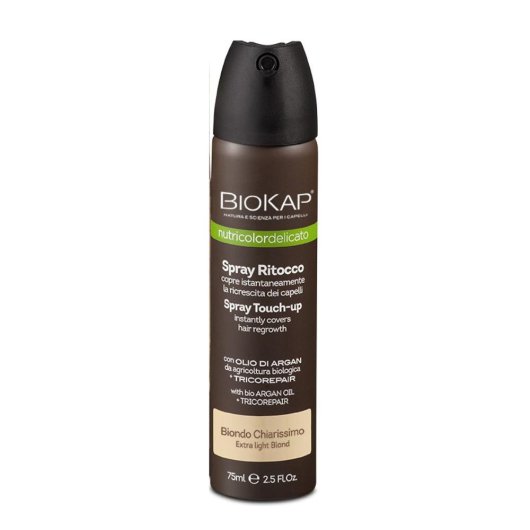 Biokap - Spray Ritocco (Biondo chiaro) - Bios Line - 75 ml - Spray per un veloce ed impeccabile ritocco alla ricrescita dei capelli