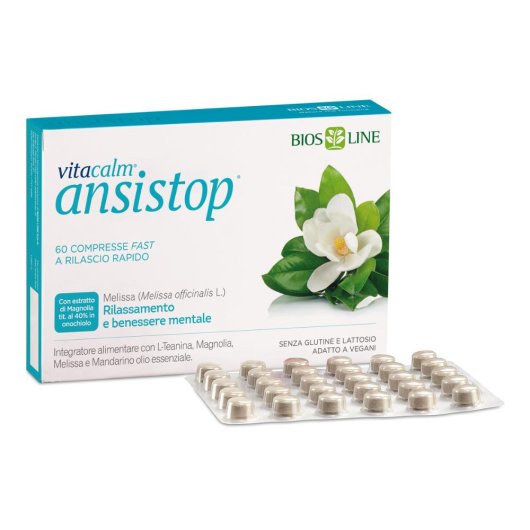 Vitacalm Ansistop - Bios Line - 60 compresse Vitacalm Ansistop - Bios Line - 60 compresse