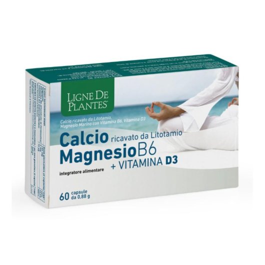 Calcio Magnesio B6 + Vitamina D3 - 60 Capsule – Integratore per Ossa e Denti con Litotamio e Magnesio Marino: Forza Scheletrica e Funzione Muscolare Calcio Magnesio B6 + Vitamina D3 - 60 Capsule – Integratore per Ossa e Denti con Litotamio e Magnesio Marino: Forza Scheletrica e Funzione Muscolare
