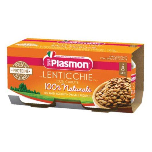 PLASMON OMOG LENTICCHIE2X80G