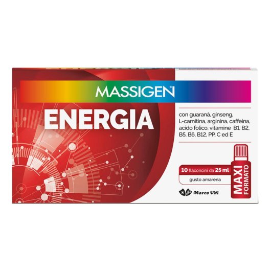 Massigen Energia 10 flaconcini 25ml