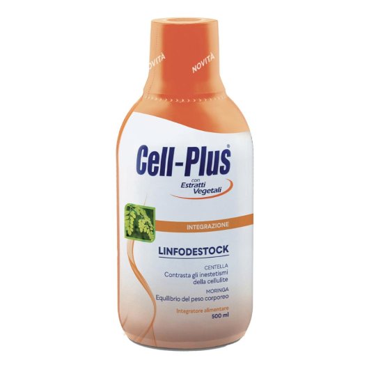 Cell-Plus Linfodestock - Bios Line - 500 ml - Integratore alimentare in drink che favorisce l'equilibrio del peso corporeo e aiuta a contrastare gli inestetismi della cellulite