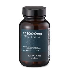 Principium C1000mg Tre-tard - Bios Line - 60 compresse - Integratore alimentare ad alto dosaggio di Vitamina C per il benessere del sistema immunitario Principium C1000mg Tre-tard - Bios Line - 60 compresse - Integratore alimentare ad alto dosaggio di Vitamina C per il benessere del sistema immunitario