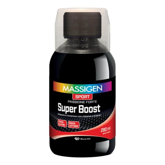 Super Boost - Massigen Sport - 60 ml - Blend vitaminico e minerale utile in caso di affaticamento