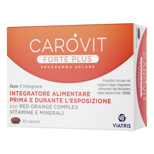 Carovit Forte Plus Programma Solare Integratore 30 capsule