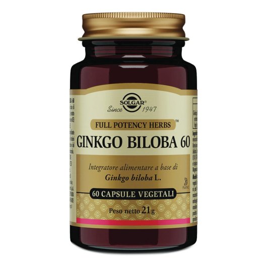 GINKGO BILOBA 60 60VEGICPS SOLG