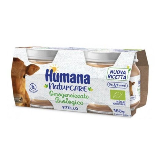 HUMANA OMOG VITELLO BIO 2X80G HUMANA OMOG VITELLO BIO 2X80G