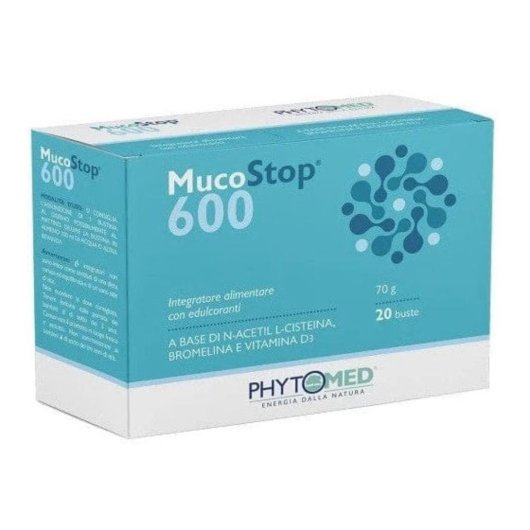 MUCOSTOP 600MG 20BUST