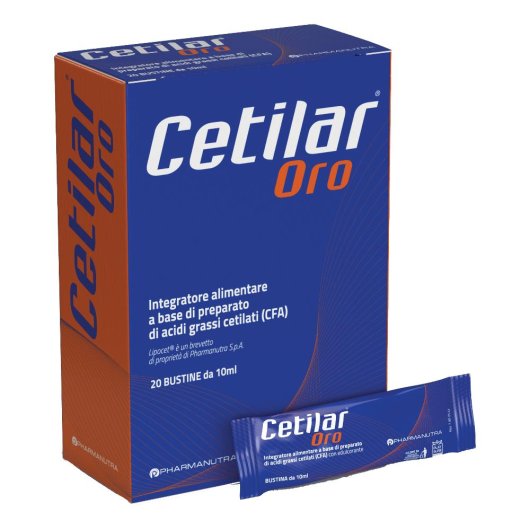 Cetilar Oro - 20 stick 10ml - Integratore alimentare a base di acidi grassi cetilati