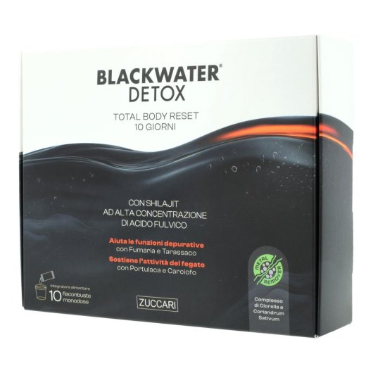 BlackWater Detox - Zuccari - Integratore Depurativo 10 Buste 20ml