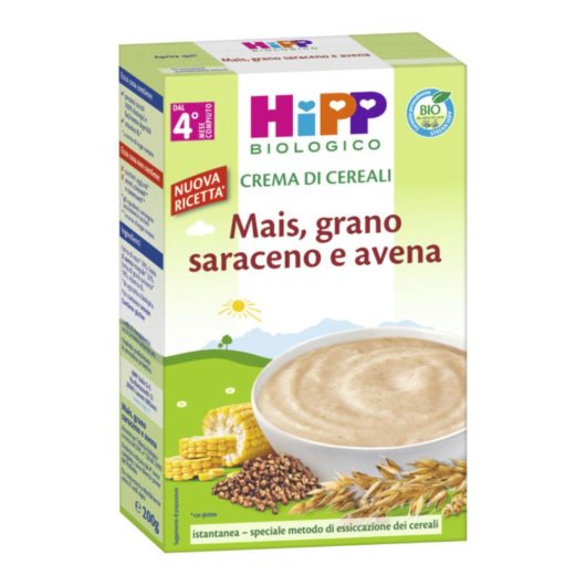 HIPP CREMA CRL MAIS/GRANO 200GR