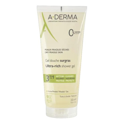 ADERMA GEL DOCCIA SURGRAS 200ML ADERMA GEL DOCCIA SURGRAS 200ML