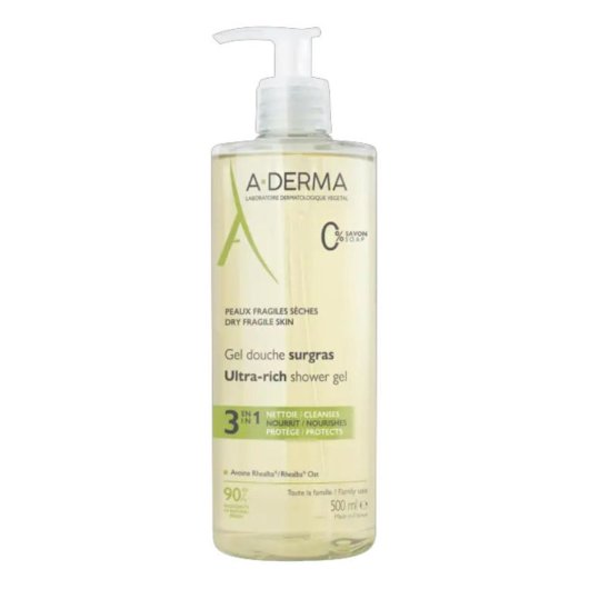 ADERMA GEL DOCCIA SURGRAS 500ML ADERMA GEL DOCCIA SURGRAS 500ML