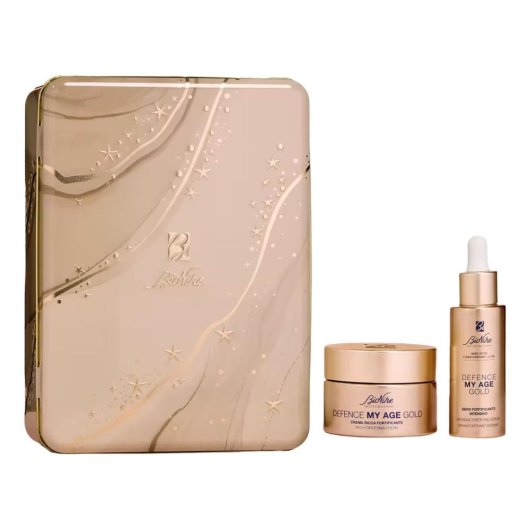 Bionike - Kit Natale 2025 - Defence My Age Gold Cofanetto Siero 30ml + Crema Ricca 50ml Bionike - Kit Natale 2025 - Defence My Age Gold Cofanetto Siero 30ml + Crema Ricca 50ml