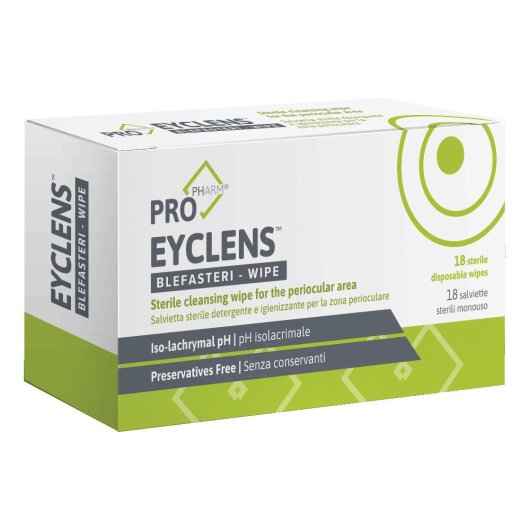 EYCLENS BLEFASTERI WIPE 18PZ EYCLENS BLEFASTERI WIPE 18PZ
