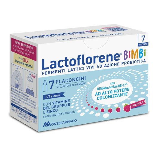 Lactoflorene Bimbi 7 Flaconcini – Fermenti Lattici Vivi per Bambini con Zinco e Vitamine B Lactoflorene Bimbi 7 Flaconcini – Fermenti Lattici Vivi per Bambini con Zinco e Vitamine B