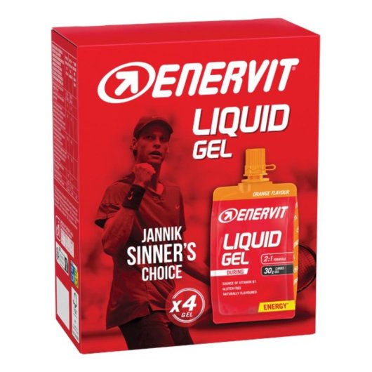 ENERVIT SPORT LIQ.GEL ARANCIA 4P