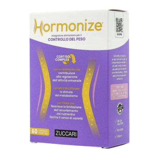 Hormonize - Zuccari  - 60 Capsule – Integratore Donna per il Controllo del Peso, Equilibrio Ormonale e Gestione del Cortisolo