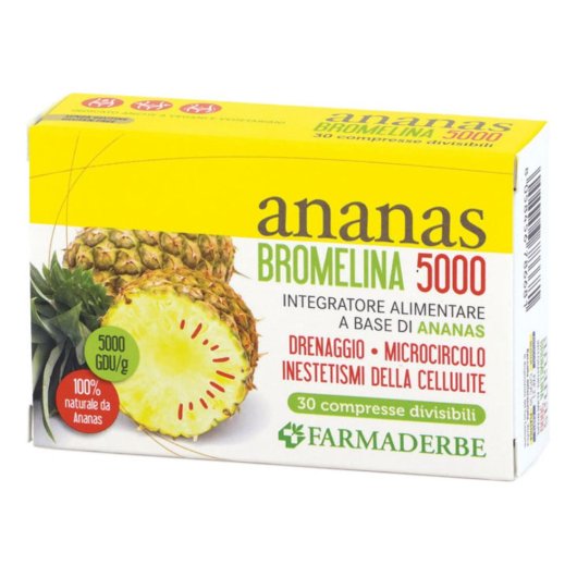 ANANAS BROMELINA 5000 30CPR ANANAS BROMELINA 5000 30CPR