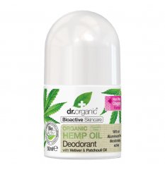 Dr Organic - Hemp Oil Deodorant - Optima Naturals -  Flacone da 50 ml - Deodorante con olio di canapa bio