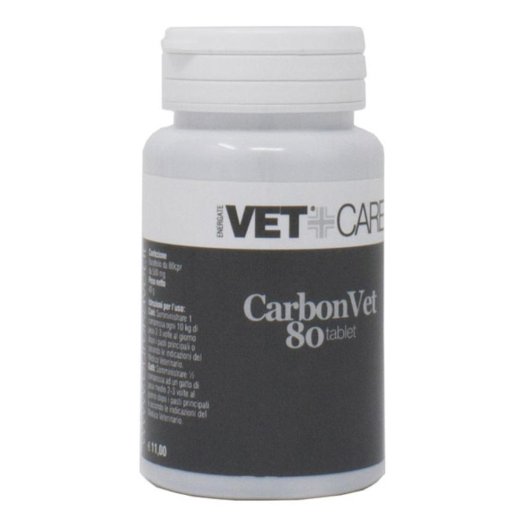 CARBONVET VETCARE 80CPR500MG