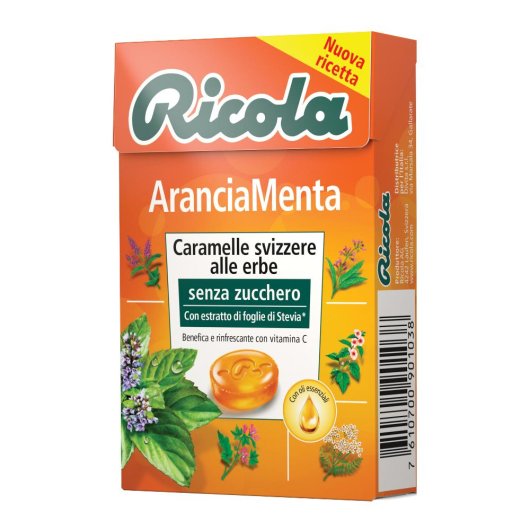 RICOLA ARANCIA MENTA S/ZUCC50G